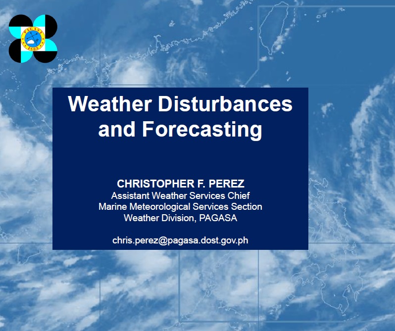 Webinar on Weather Distirbances and Forecasting